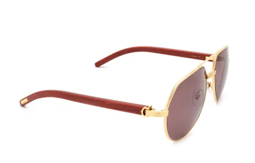 Cartier Aviator Frame Sunglasses