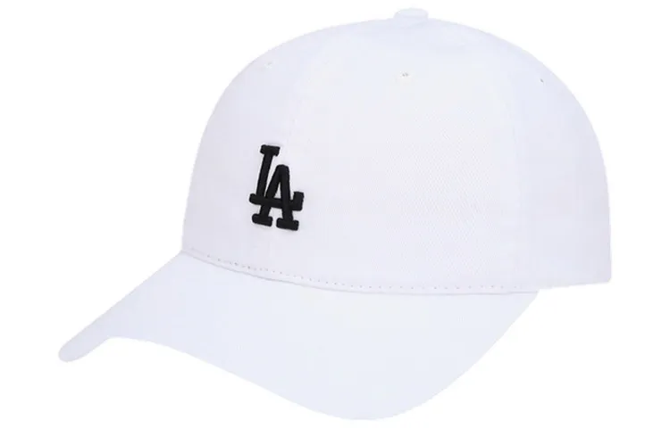 MLB Cotton Baseball Caps Unisex White