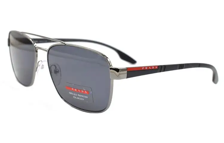 PRADA Alloy Aviator Sunglasses Men's