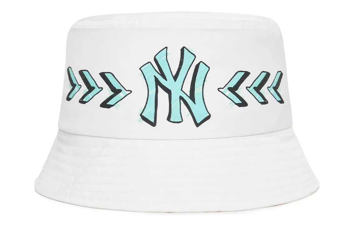 MLB Cotton Bucket Hats Unisex White