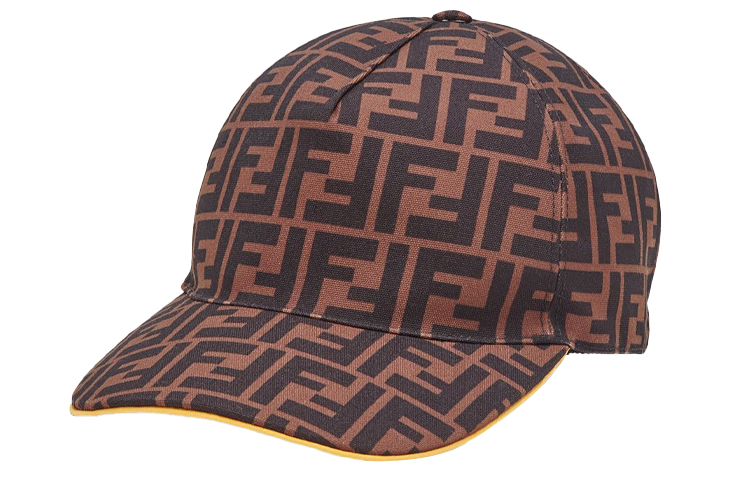 Кепка Fendi FENDI (темно-коричневая)