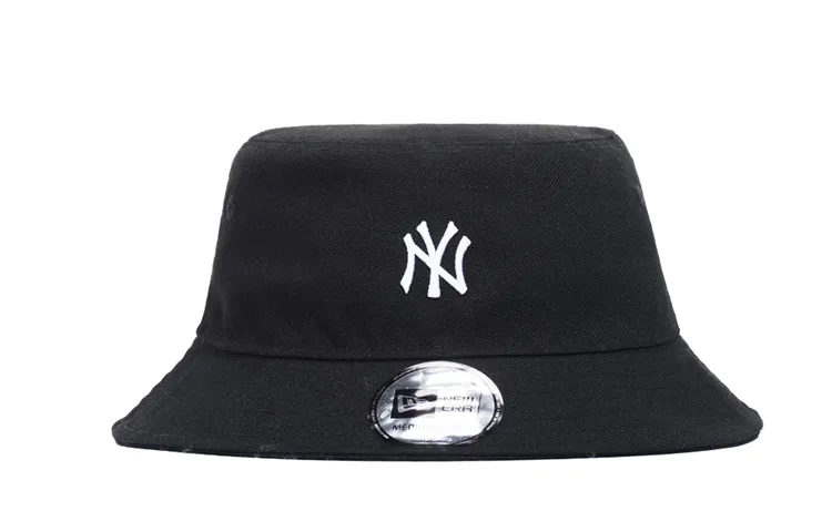 New Era Cotton Bucket Hats Unisex Black