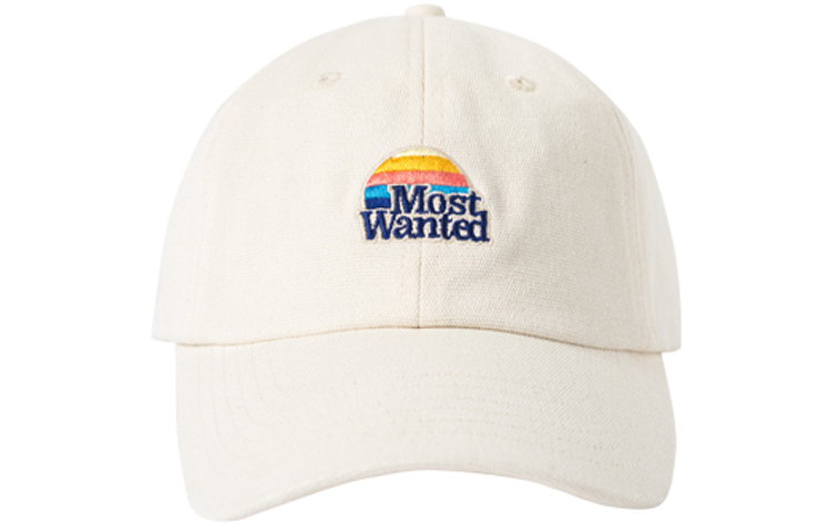 MostwantedLab Curved brim rainbow big brim lucky rainbow ghost horse painter MWTD baseball cap men and women same style couple model off-white