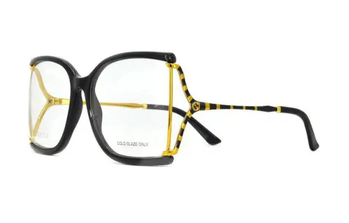 GUCCI Irregular Shape Prescription Glasses Women's