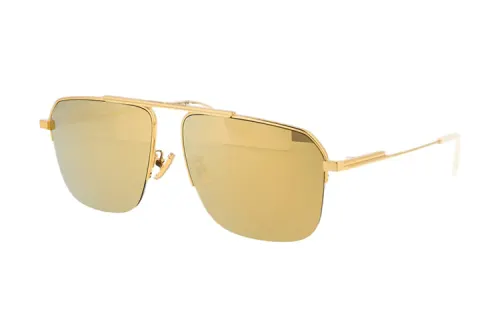 Bottega Veneta Sunglasses Unisex Gold