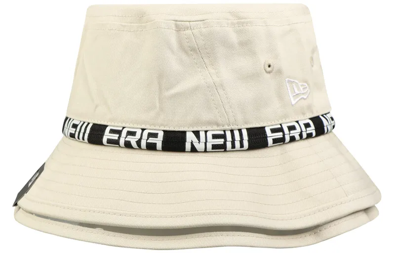 New Era Cotton Bucket Hats Unisex Ecru