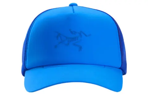 Arcteryx Bird Trucker Curved Fluidity Cap Blue