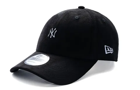New Era Cotton Baseball Caps Unisex Black