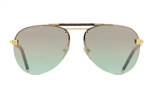 LOUIS VUITTON Clockwise Canvas Sunglasses Men's