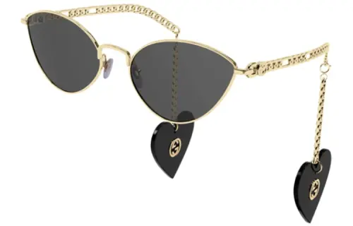 GUCCI Fashion Versatile Oval Sunglasses Women's
