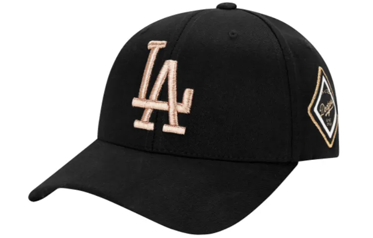 MLB Wool Blend Baseball Caps Unisex Black/Rose Gold