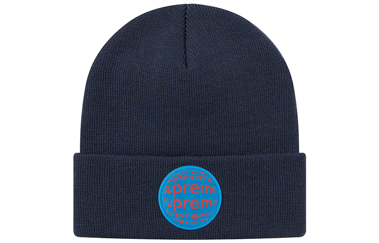 Шапка Supreme SS21 WEEK1 Lenticular Patch Beanie (разноцветная) — фото 6