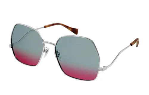 GUCCI Irregular Shape Sunglasses Women's