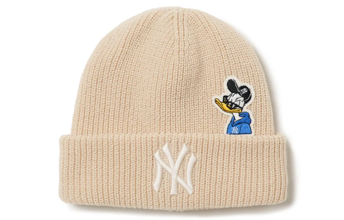 MLB Acrylic Beanies Unisex Ecru