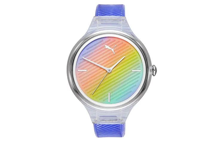 PUMA Wrist Watches Quartz Movement Rubber Strap 36mm 40mm Multicolor Watch Dial Women's Watch P1025