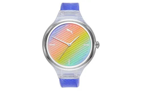 PUMA Wrist Watches Quartz Movement Rubber Strap 36mm 40mm Multicolor Watch Dial Women's Watch P1025