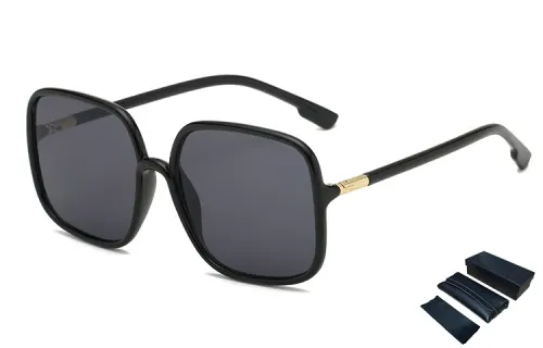 FireMonkey Fashion Trend Plate Frame Square Ink Lenses Unisex