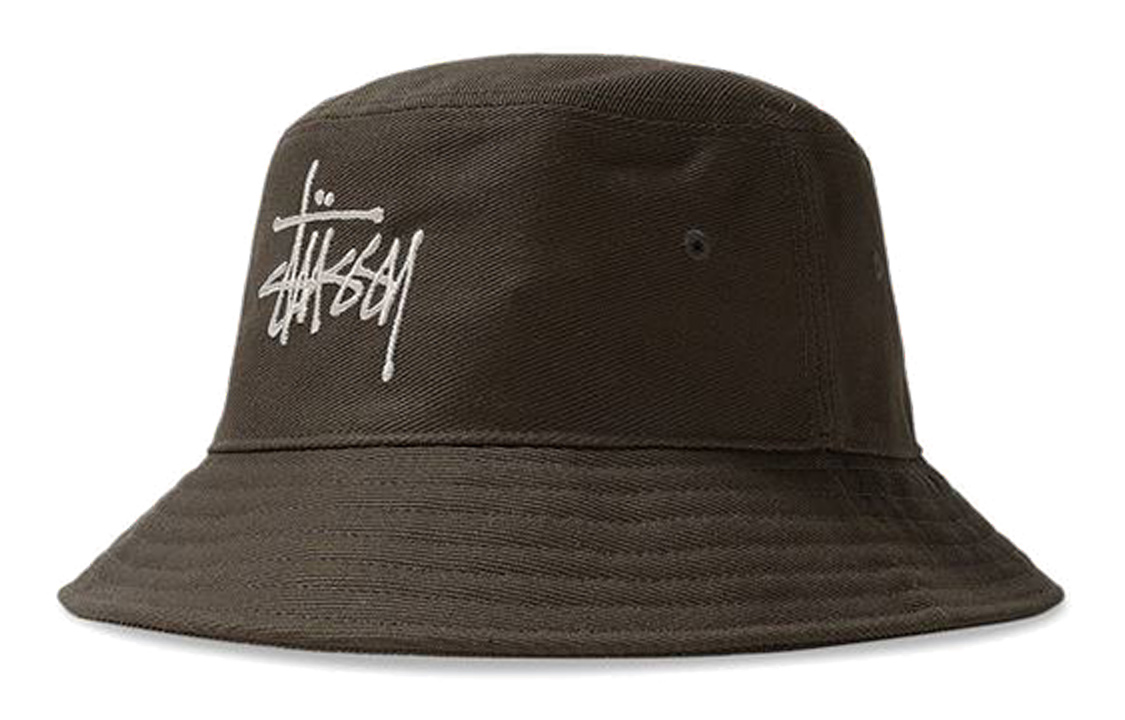 Stussy Big Logo Twill Bucket Hat