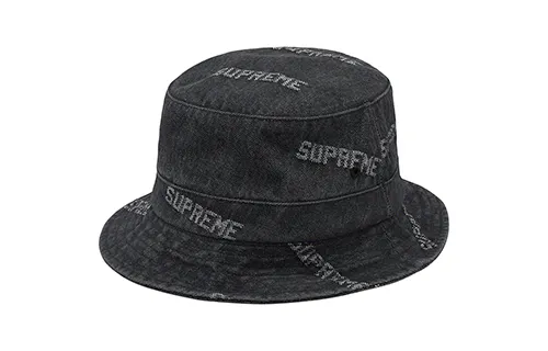 Supreme Logo Denim Crusher