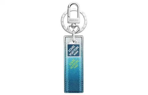 LOUIS VUITTON Damier Stripes Tab Bag Charm And Key Holder