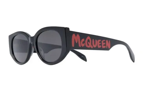 Alexander McQueen Eyewear Oval Frame Sunglasses