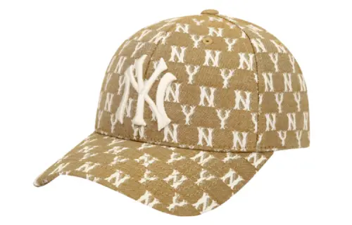 MLB Polyester Baseball Caps Unisex Khaki