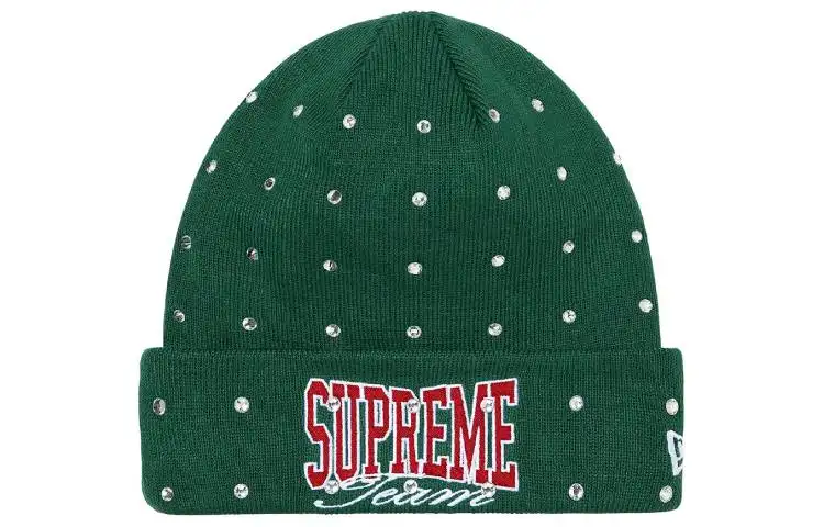 Supreme New Era Rhinestone Beanie