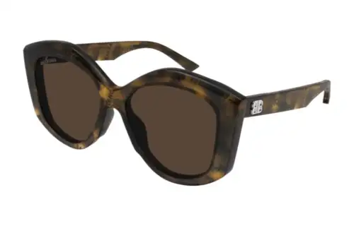 tortoiseshell oversize-frame sunglasses