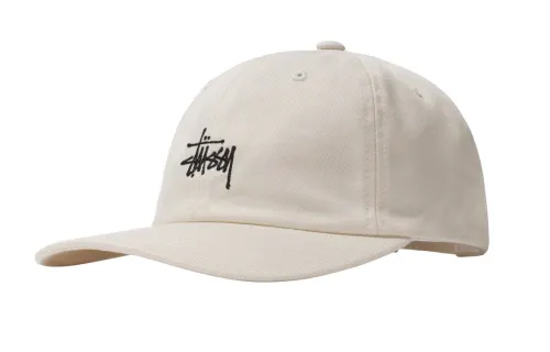 Stussy Cotton Baseball Caps Men's Ecru