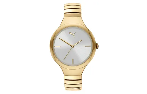 PUMA Wrist Watches Quartz Movement Stainless Steel Strap 36mm Silver Dial Women's Watch P1027
