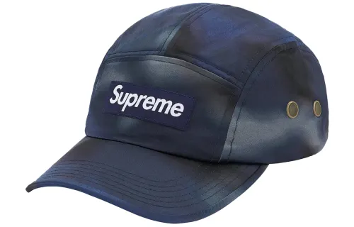 Supreme Satin Baseball Caps Unisex Blue/Pink/Black/Gray/White/Brown