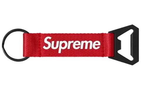 Supreme Bottle Opener Webbing Keychain