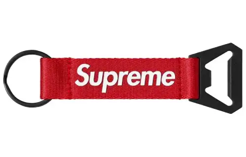 Supreme Bottle Opener Webbing Keychain