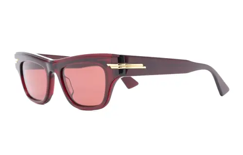 Bottega Veneta Sunglasses Unisex Red