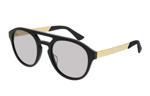 GUCCI Oval Sunglasses Unisex Gray