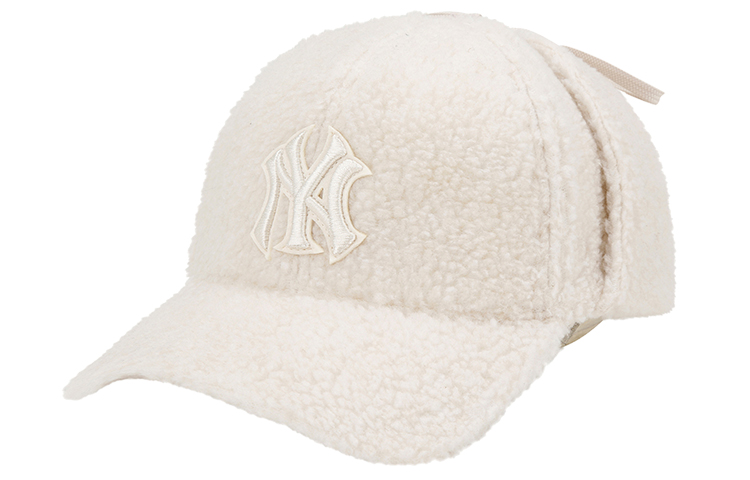 Кепка MLB Fleece (розово-белая) — фото 6