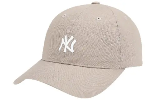 MLB Cotton Baseball Caps CP77 Unisex Beige