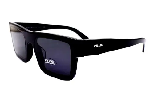 PRADA Plate Frame Square Sunglasses Men's