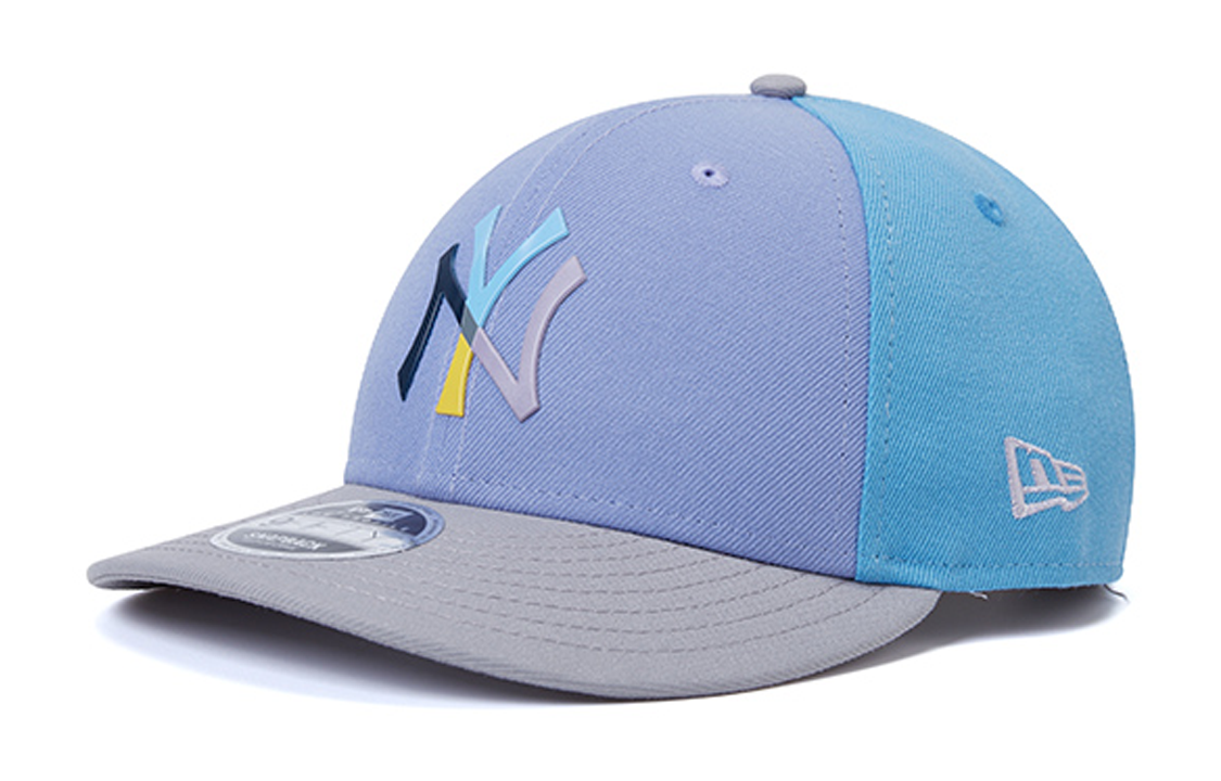 Бейсболка New Era New York Yankees (бежево-синяя)
