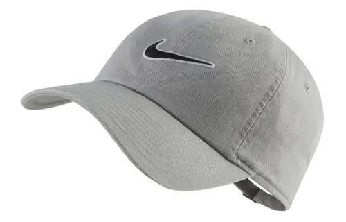Nike Cotton Baseball Caps Unisex Concrete Gray