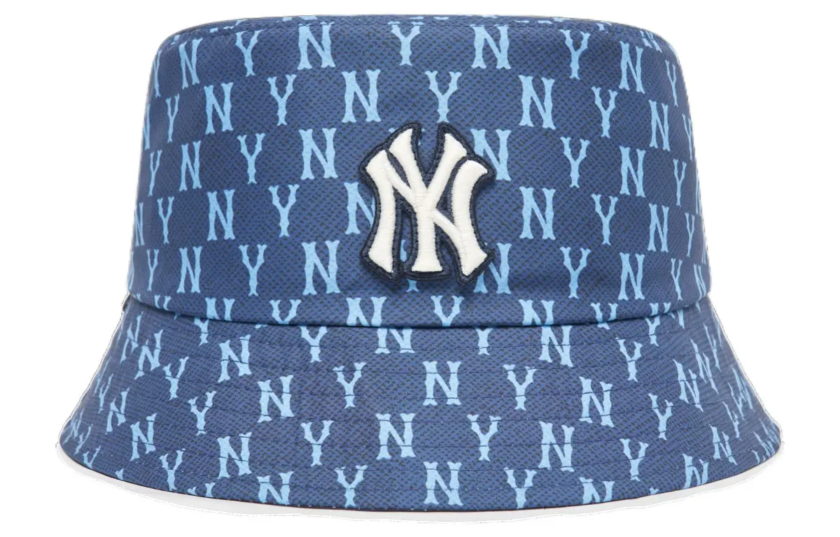 MLB New York Yankees Polyester Bucket Hats Unisex Blue