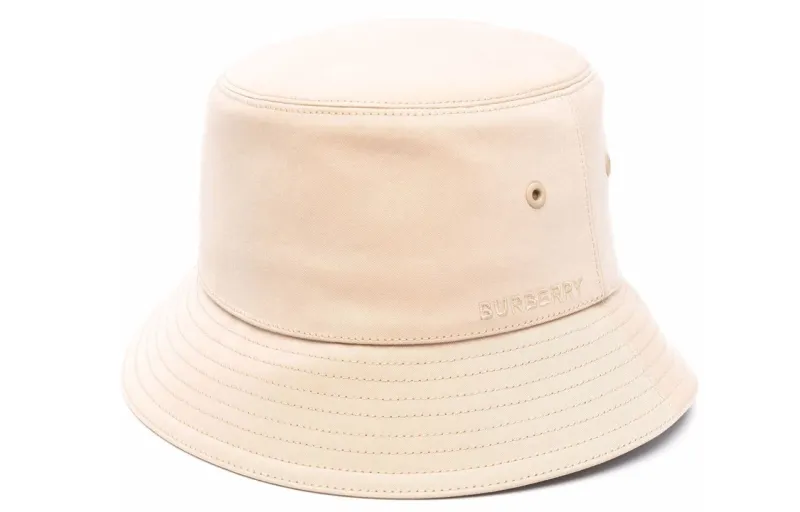 Burberry Embroidered Logo Bucket Hat