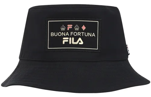 FILA Polyester Bucket Hats Unisex Black