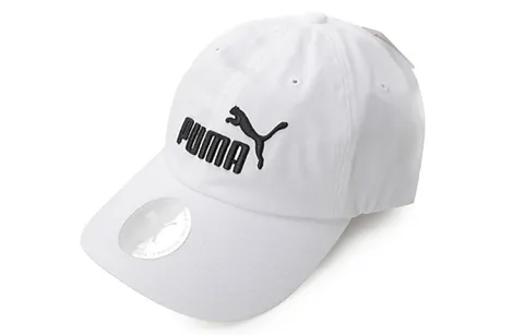 PUMA Cotton Baseball Caps Unisex White