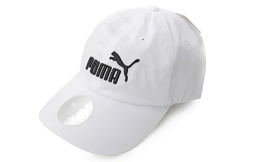 PUMA Cotton Baseball Caps Unisex White