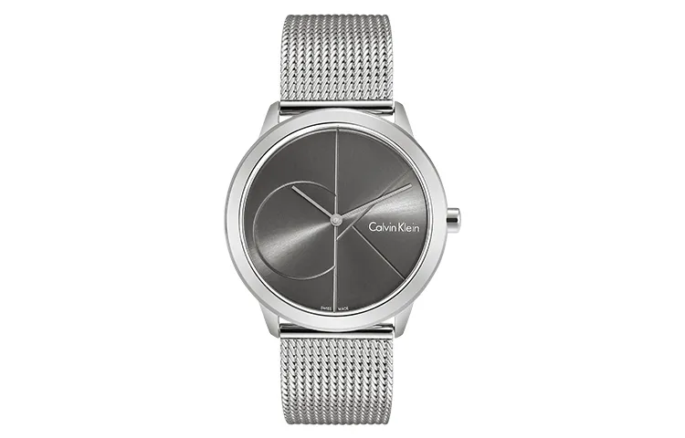 CALVIN KLEIN Quartz Wrist Watches Quartz Movement Stainless Steel Watchband Black Dial Men's Watches