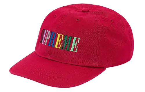 Supreme Multi Color Logo 6 Panel