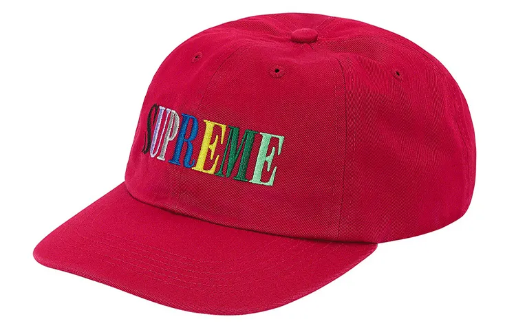 Supreme Multi Color Logo 6 Panel