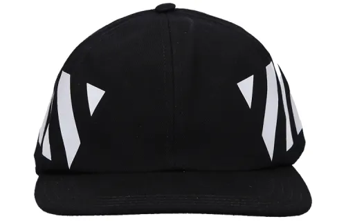 OFF WHITE Striped Diag Canvas Hat