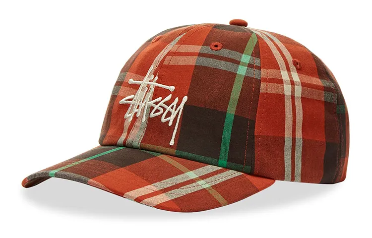 Stussy Baseball Caps Unisex Orange/Blue
